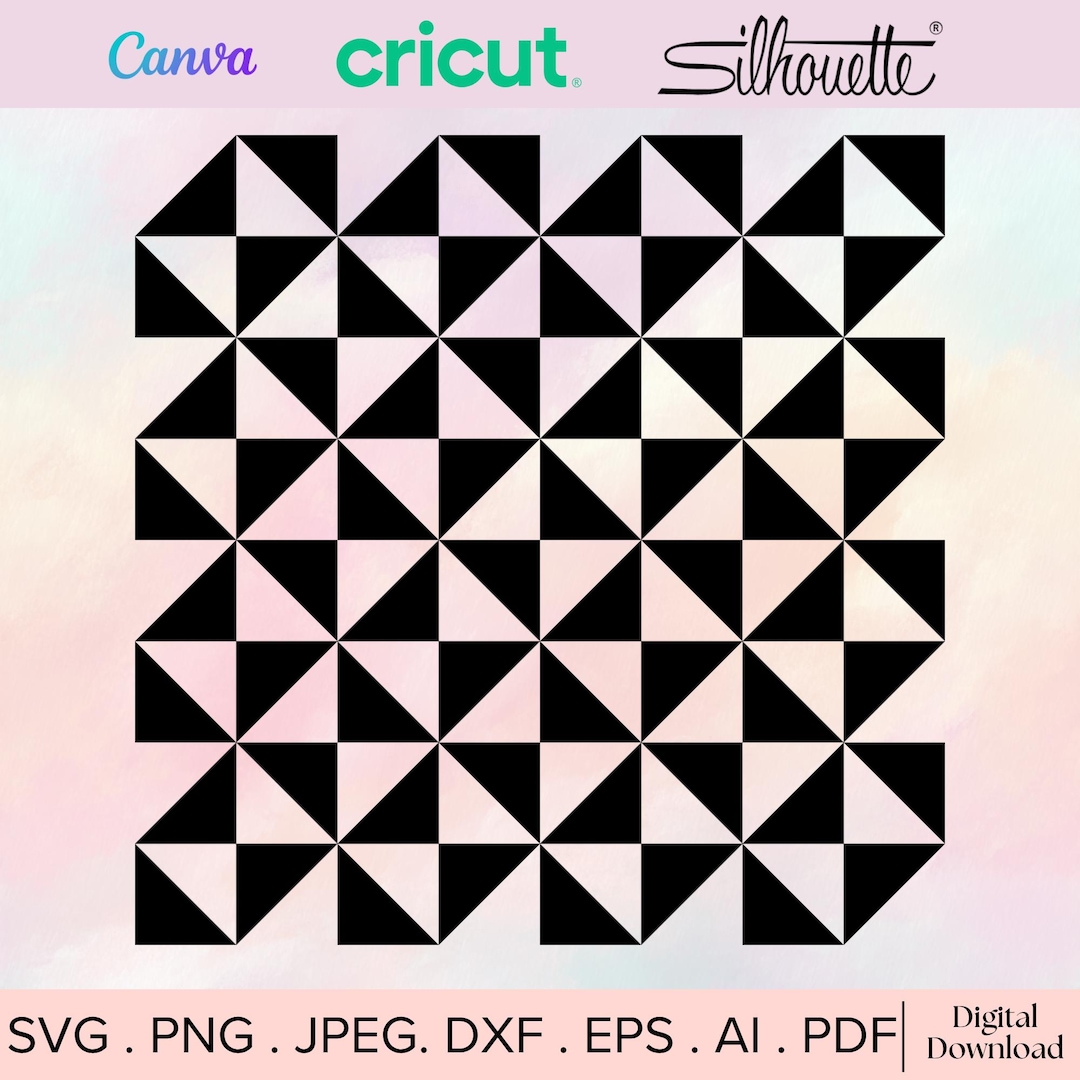Svg Cut File Pattern Seamless Geometric Pattern Svg, Cut File Cricut, Silhouette, Png Jpeg ...
