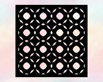 SVG Laser-Schnitt Dekorative Panele - Einzelnes Design, 10 Rapport, mit Rand & randlos, svg Pdf Png Jpeg Eps Dxf Ai