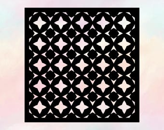 SVG Laser-Schnitt Dekorative Panele - Einzelnes Design, 10 Rapport, mit Rand & randlos, svg Pdf Png Jpeg Eps Dxf Ai