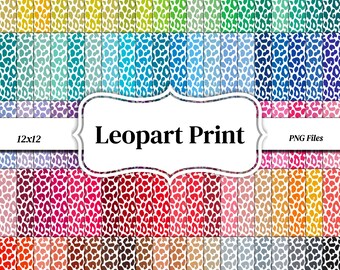 Muster Digitales Papier-Bundle: 100 Farben (12x12, PNG, 300 dpi)