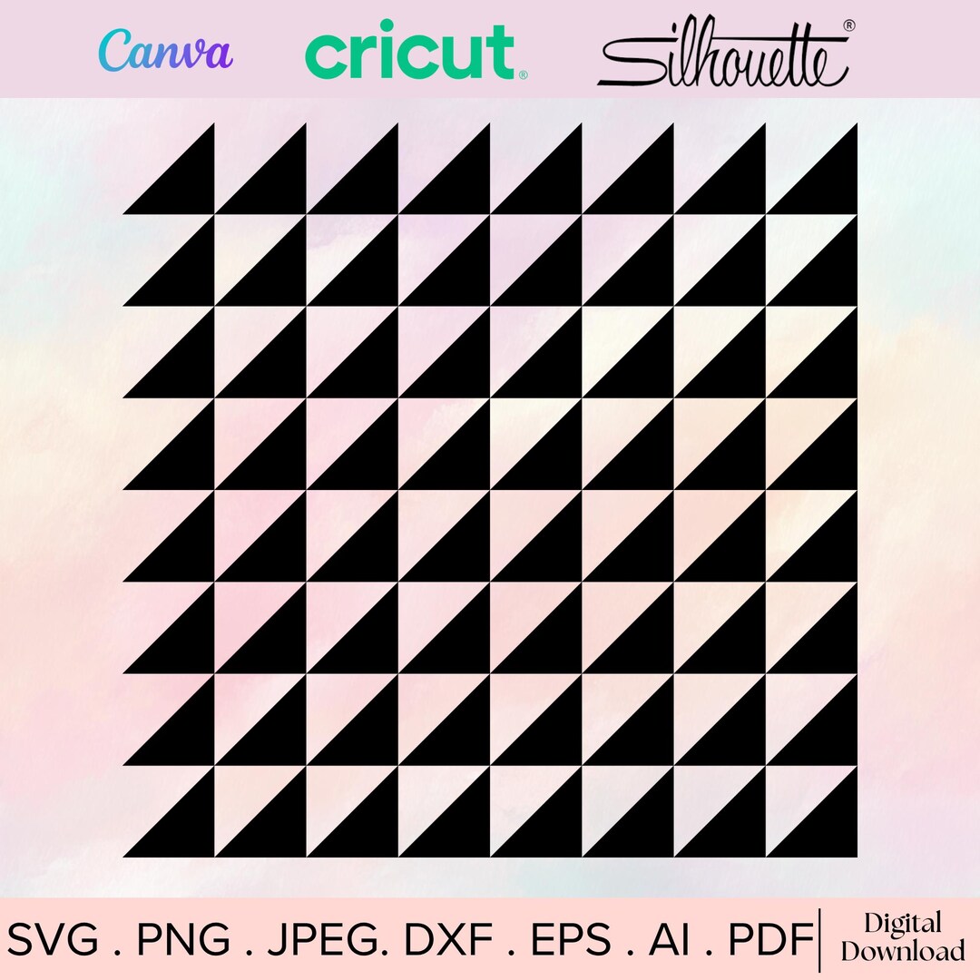 Svg Cut File Pattern Seamless Geometric Pattern Svg, Cut File Cricut, Silhouette, Png Jpeg ...