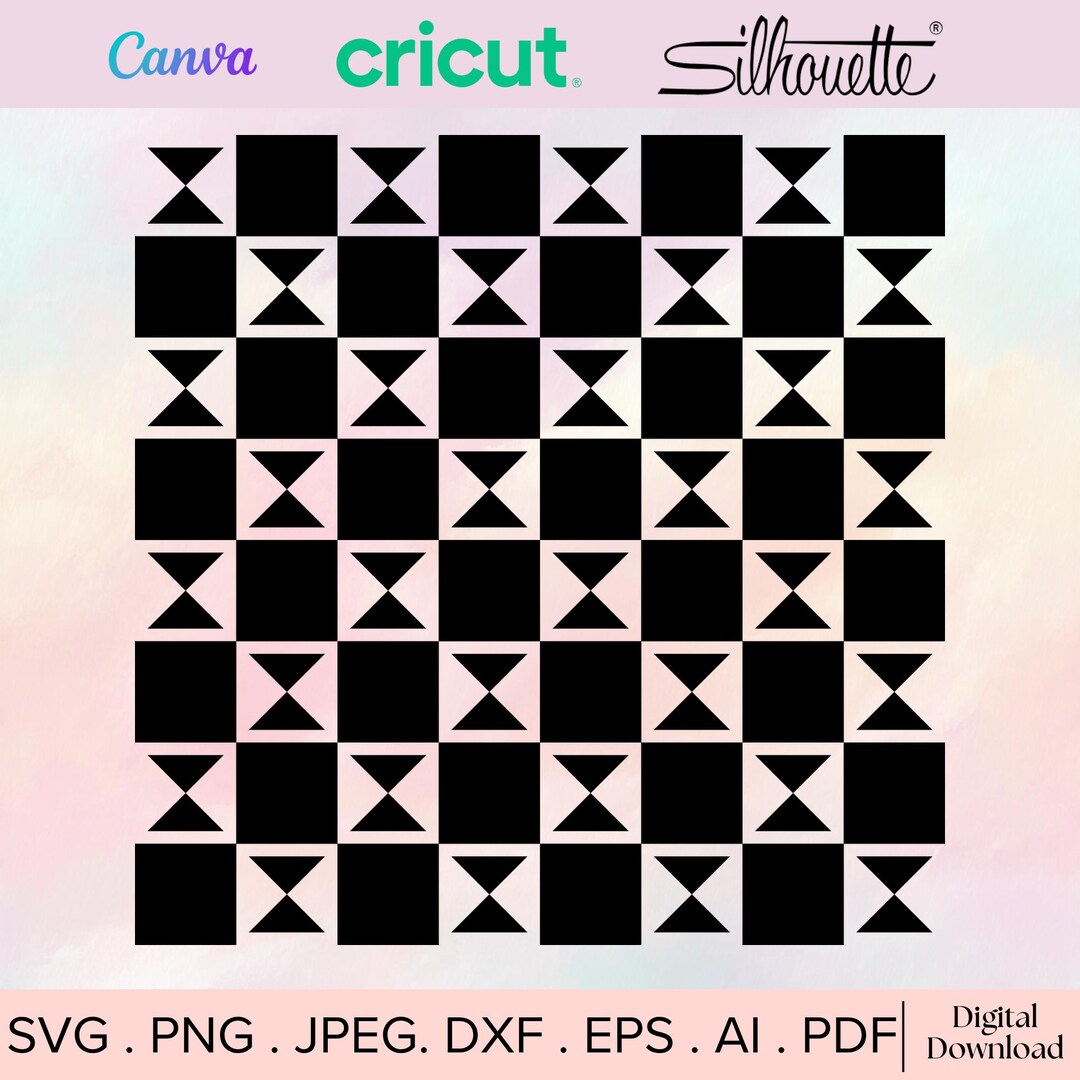 Svg Cut File Pattern Seamless Geometric Pattern Svg, Cut File Cricut, Silhouette, Png Jpeg ...