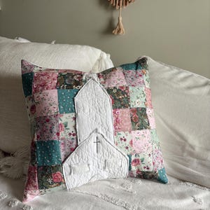 White Church Pillowcase (16x16)