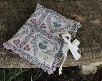 Funda para libro con tapiz de corazón vintage