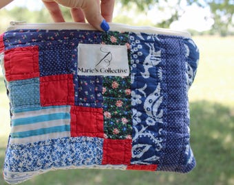 Bolsa con cremallera para colcha vintage