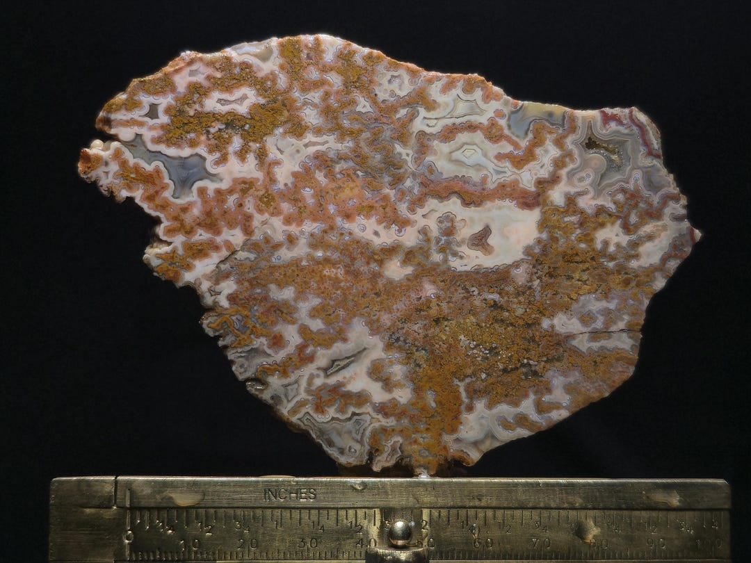 Rough Mexican Lace Stick Agate Slab - Etsy