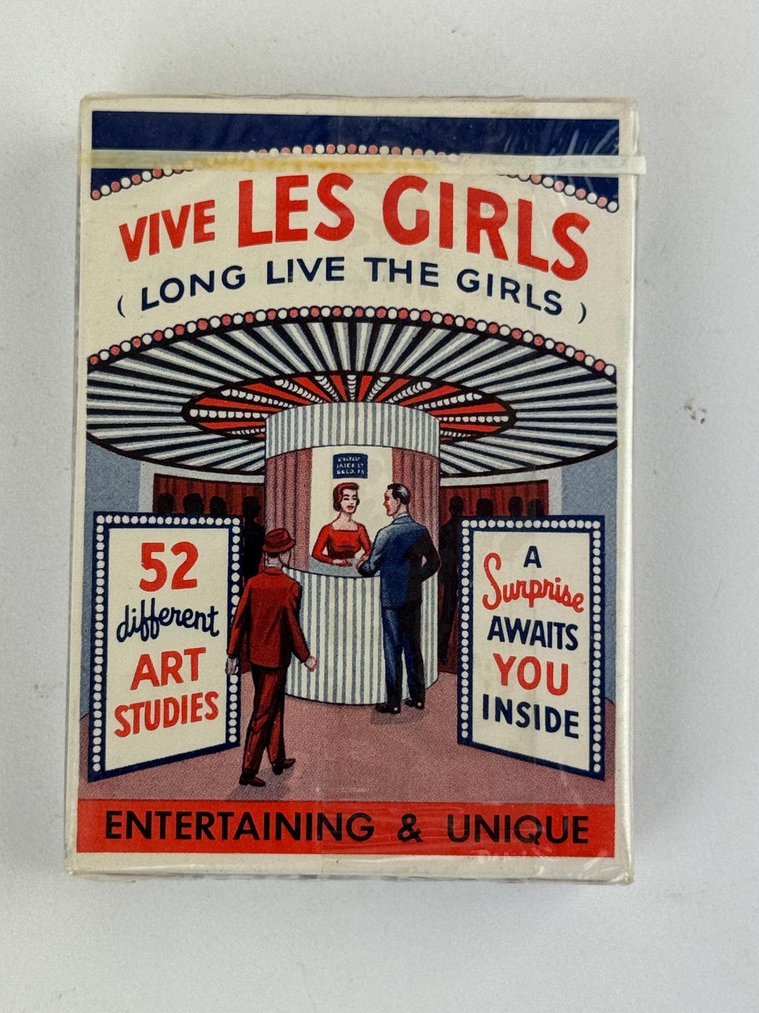 Vintage 1950s “vive Les Girls” Showgirl Playing Cards – Frederic