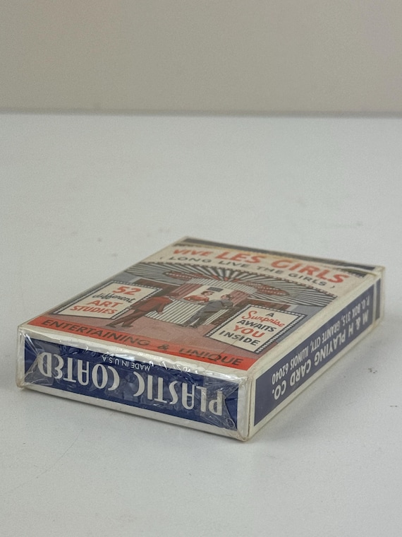 Vintage 1950s “vive Les Girls” Showgirl Playing Cards – Frederic