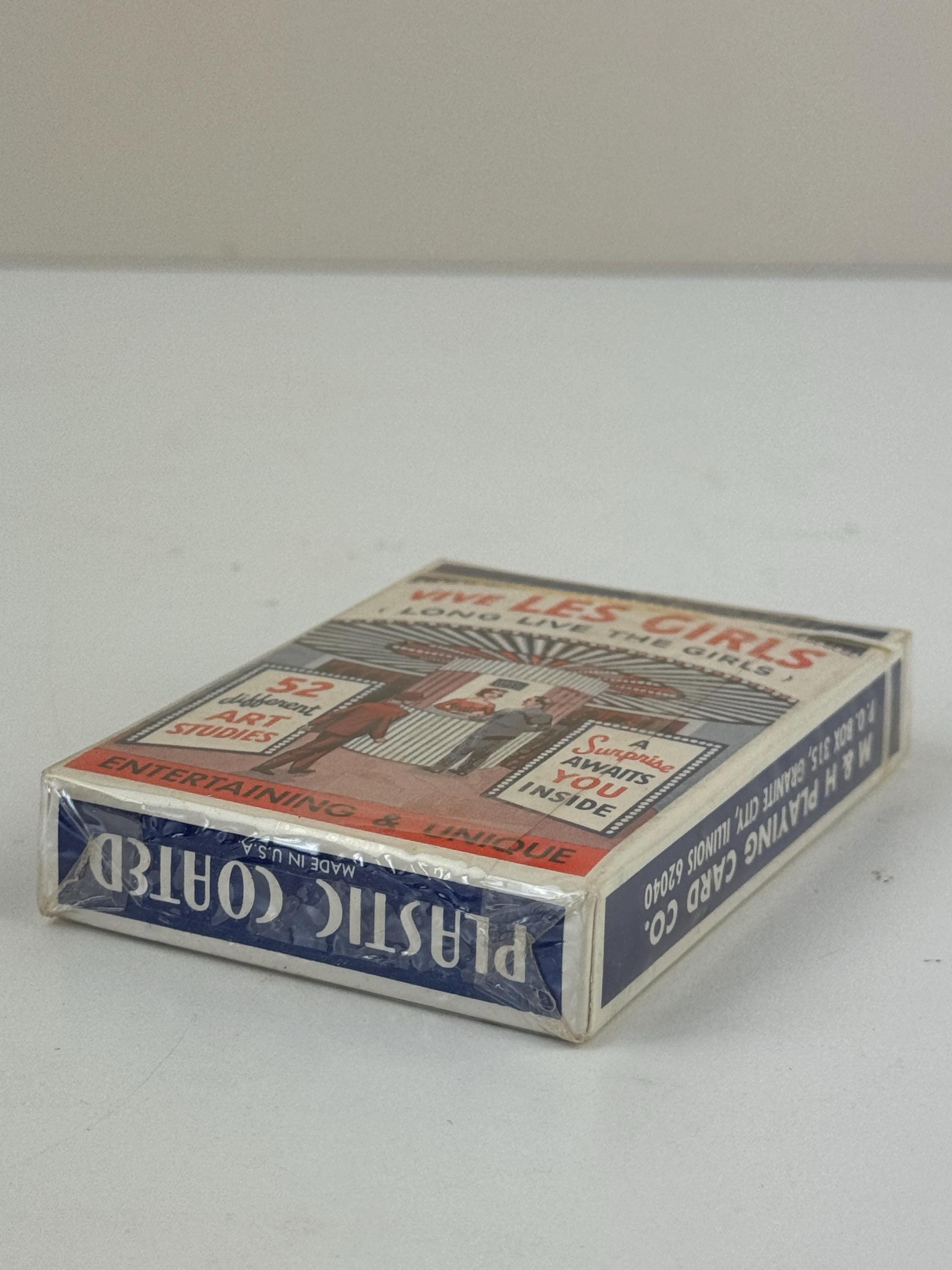 Vintage 1950s “vive Les Girls” Showgirl Playing Cards – Frederic