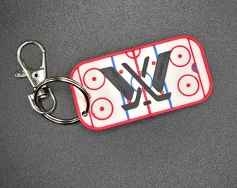 PWHL Rink Keychain