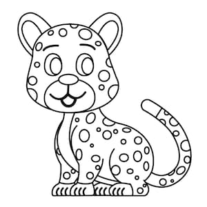 Malbuch Kinder Tiere, 10 Ausmalbilder PDF, Löwe, Pferd, Delfin, Kinderbeschäftigung, Sofort Download, Malvorlagen zum Ausdrucken