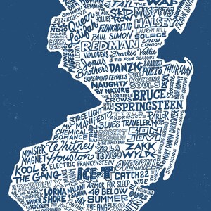 Muziekkaart New Jersey