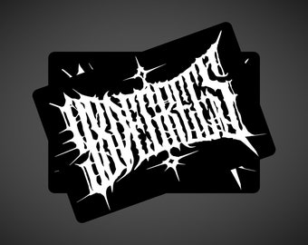 98 Degrees - Death Metal Sticker