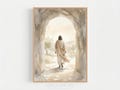 Jesus Christ Resurrected, Easter Painting, Jesus Christ Leaving The Tomb, He is Risen, Jesus Alive, Christian LDS  Wall Art, Ressurection