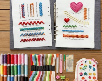 Set di aghi da ricamo, strumento per cucire a punto croce, adatto ai principianti per imparare a praticare il ricamo, un regalo per la mamma