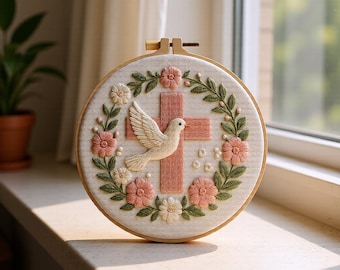 Kit da ricamo per principianti e adulti, set fai da te per ricamo a mano, regalo premuroso per la mamma