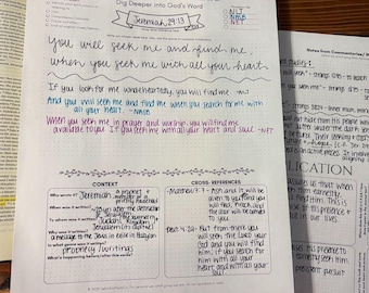 Verse Mapping Template | Printable Bible Study (PDF)