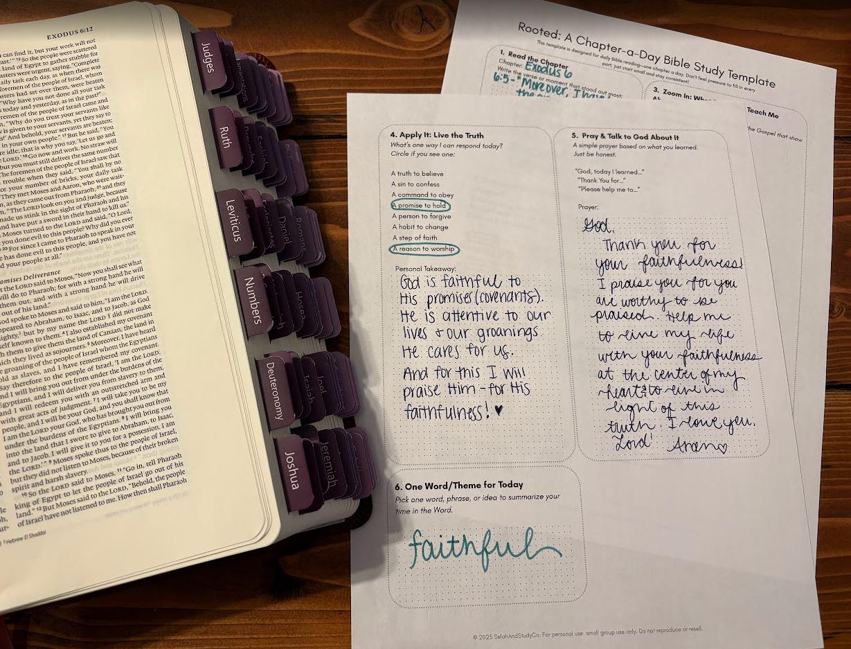 Printable Bible Study Template | Inductive Scripture Guide (PDF) - Etsy