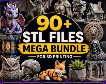 Planter STL Bundle for 3D Printing, 90+ Resin and FDM Files, Succulent Pot, Hand and Face Planters, Commercial Use Digital Download