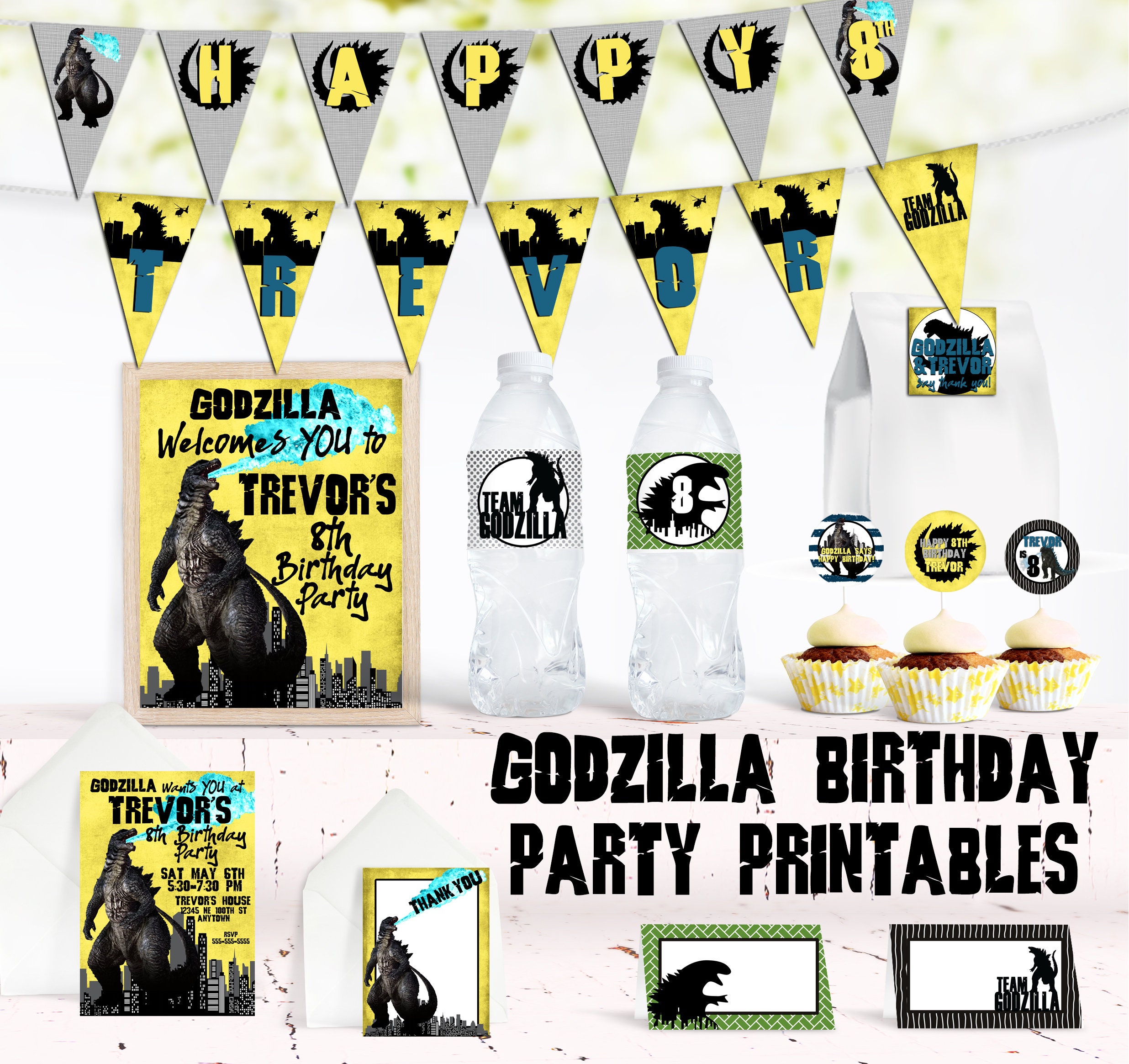 Godzilla Party Favors Bags,godzilla Party Supplies,birthday