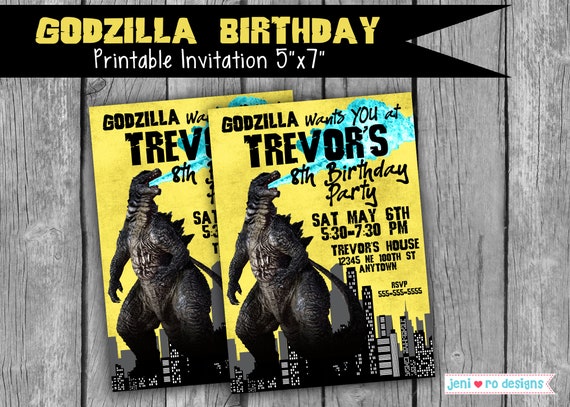 12 Godzilla vs Kong Monster Favor Gift Bag Birthday Party & 12
