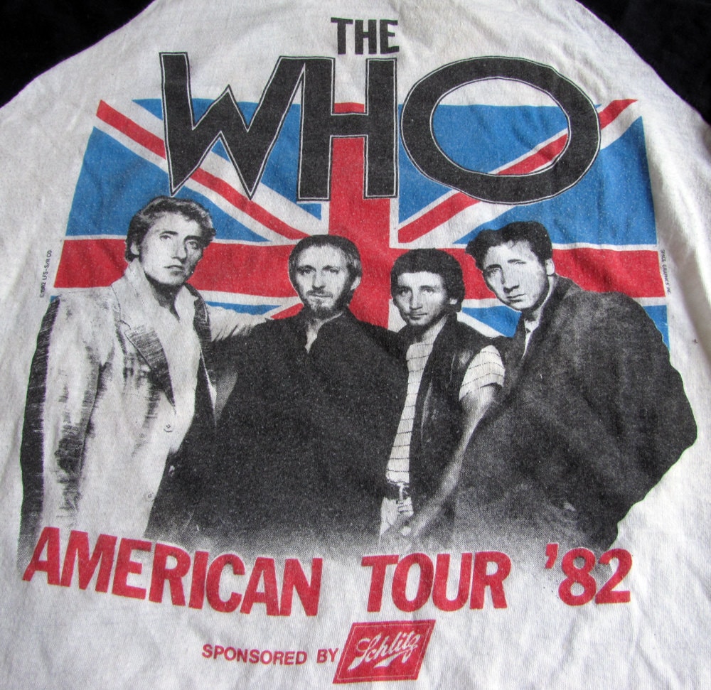 The who 1982 tour - Etsy 日本