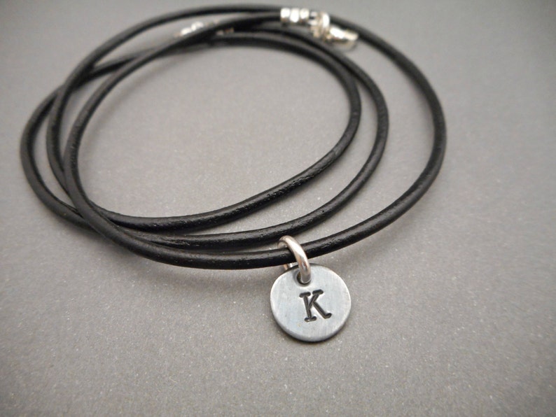 Mens Necklace Initial Necklace Initial Jewelry Etsy