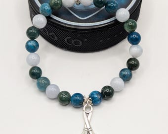 Seattle Torrent Bracelet with hockey charm