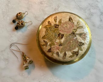 ヴィンテージ真鍮製小物入れ（蓋付き）真鍮製鳥の蓋 - Etsy 日本