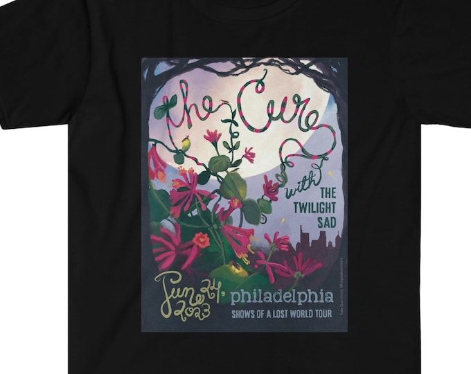 The Cure Alt-Philadelphia T-Shirt - Unisex by Kate Garchinsky