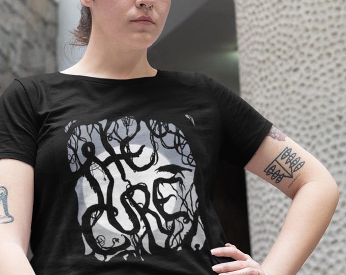 USA ITEM - The Cure - Womens The Crow Black Dream Tee