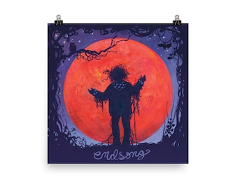 Curethreads The Cure The End of Every Song Square Poster - Endsong