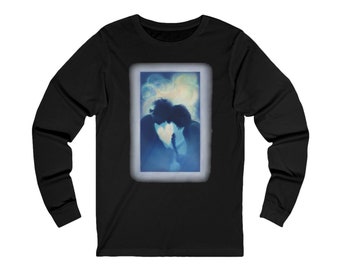 The Cure - Robert and Smith Simon Gallup 1995 Glastonbury Long Sleeve Shirt
