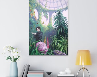 USA ITEM - Robert Smith The Caterpillar Fine Art Gallery Print - The Cure Canvas Gallery Wraps