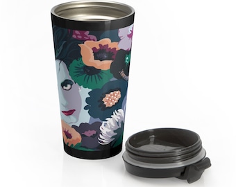 Curethreads Mouth of Your Eye Stainless Steel Travel Mug