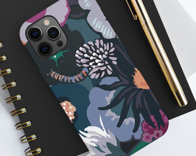Curethreads Disintigrate Floral Double-Layer Tough iPhone Case