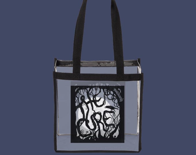 The Cure inspired Clear Stadium Tote