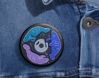 Transmission Manatees - Purples and Blues - DJ Jake Rudh Twitch Button