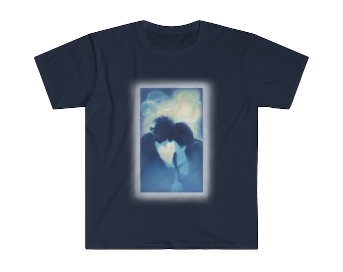 Robert Smith and Simon Gallup Blue Unisex Softstyle T-Shirt