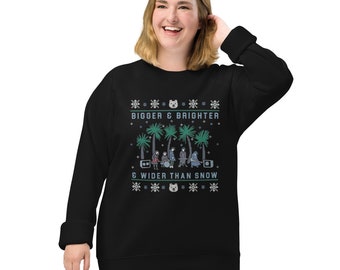 ORGANIC Curethreads Gothic Christmas - The Curefan Pictures of You Disintegration  in Unisex Raglan Sweatshirt in Black