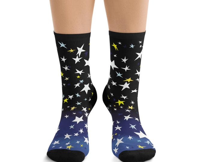 USA ONLY Underneath the Stars Socks by Curethreads - Favorite Robert Smith-Inspired Eco Socks