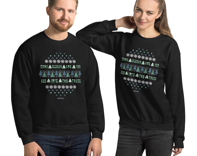 The Cure See Into The Trees Ugly Christmas Sweater - Unisex Sweatshirt