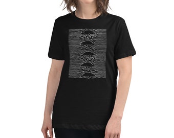 Women's Dark Wave Manatees Relaxed T-Shirt for Transmission Night
