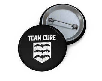 Button Pin Team Cure Crest