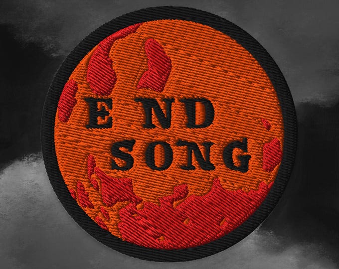 Endsong Embroidered The Cure Inspired Patch