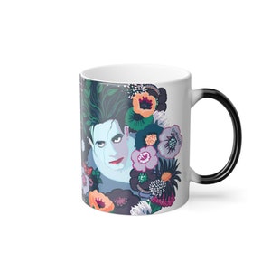 Robert Smith The Cure Floral Color Morphing Mood Mug, 11oz image 4