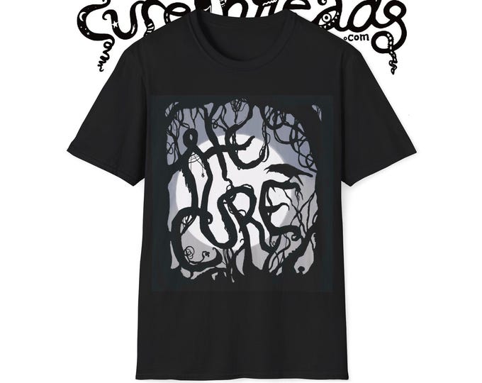 Dream The Crow Black Dream Forest -The Cure Inspired Softstyle Tee