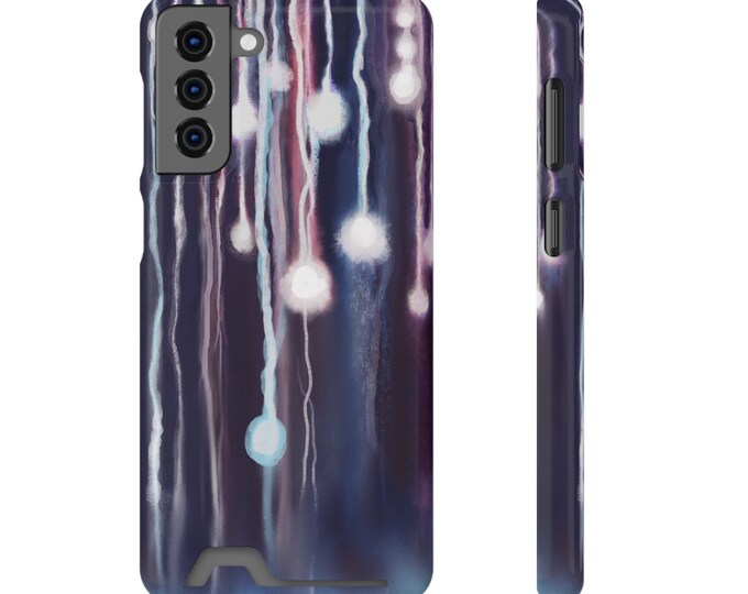 Curethreads Plainsong Lights iPhone Samsung Case With Card Holder