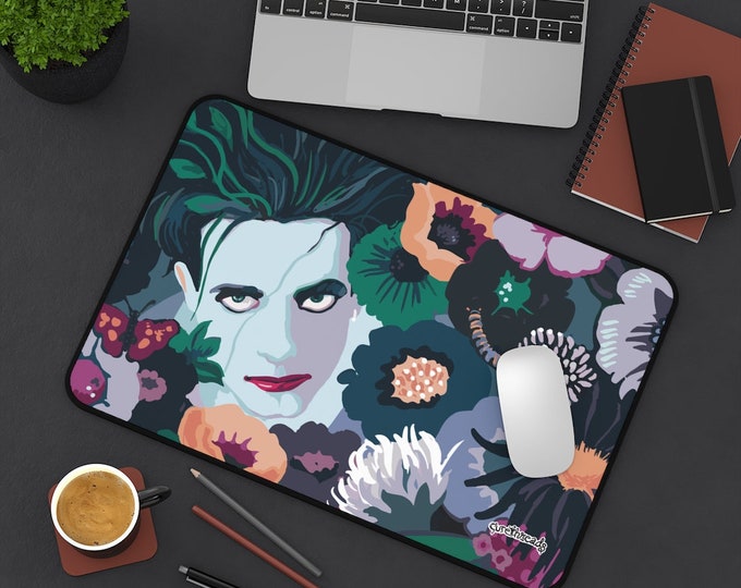 The Cure Disintegration Robert Smith Desk Mat Butterfly Garden