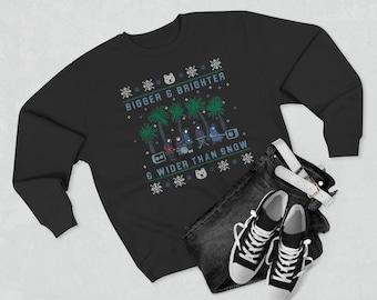 The Cure Ugly Christmas Sweater Unisex Cotton Blend Crewneck Sweatshirt